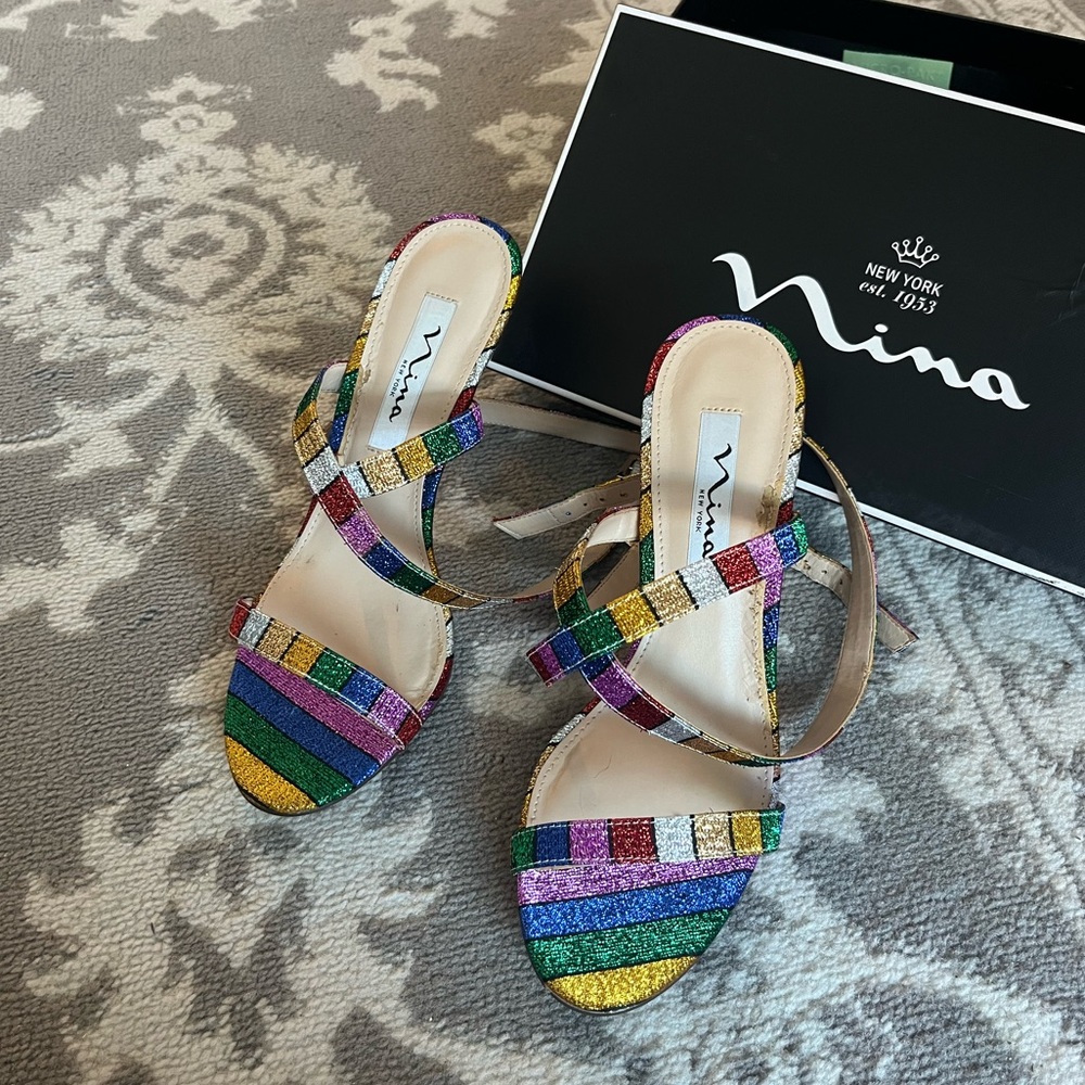 Nina Vanna Rainbow ML JoJo Heels